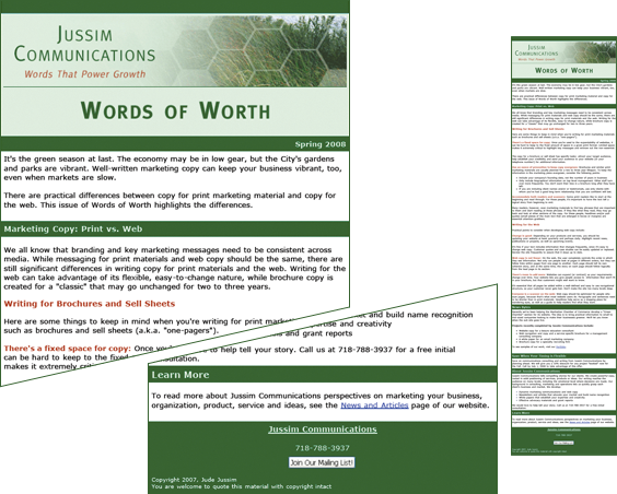 Enewsletter Design